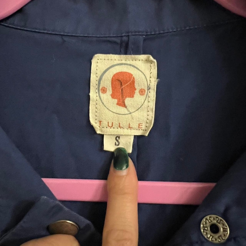Blue Jacket with Sinched Waist‎ - Picture 2 of 3